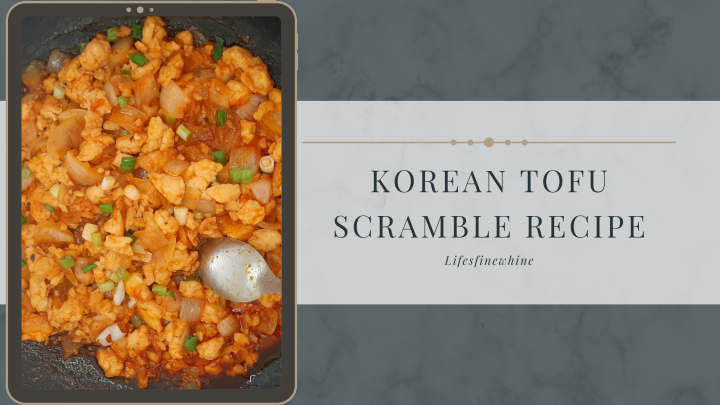 Vegan Korean Stir Fried Tofu